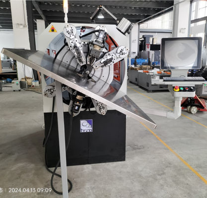 Alambre de 0,3 - 2,5 mm que forma la primavera multifuncional del CNC que hace la máquina con la impulsión serva