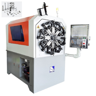 Primavera automática que hace la máquina, alambre de la leva del CNC que forma la máquina con el alambre rotatorio