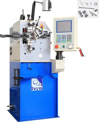 Mecanismo de botes giratorios automatizado de la primavera del CNC, máquina que arrolla del resorte de presión