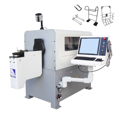Control por computadora 14mm-16mm Máquina de formación de alambre 3D de flexión automática con 6 ejes