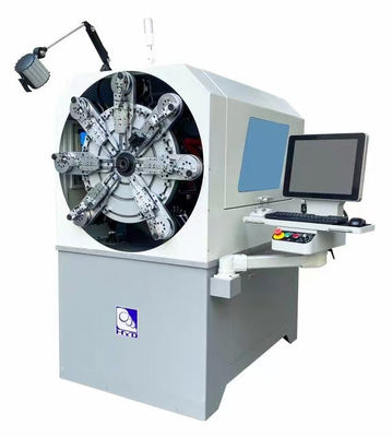 0.3-2.5 mm Máquina de resorte CNC de alta eficiencia, máquina de resorte de computadora multifunción