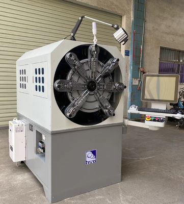 0.3-2.5 mm Máquina de resorte CNC de alta eficiencia, máquina de resorte de computadora multifunción
