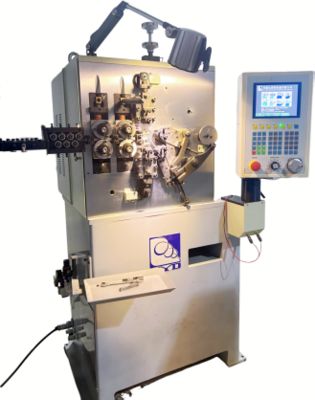 Máquina de bobinado de resortes de seis ejes, diámetro de alambre 0.5-2.0mm, equipo para bobinado de resortes