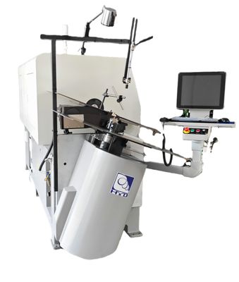 Hachas automatizadas de la dobladora diez de la primavera para el acero de alto carbono de 1 - de 4m m