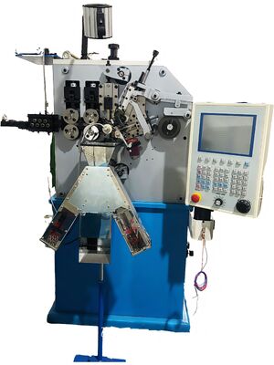 Máquina de compresión por ordenador de alta precisión de 0,2-1,2 mm de resorte de aplicación industrial motor automático fabricante directo proveedor