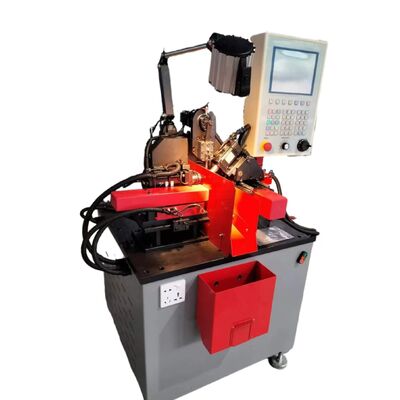 Máquina automática CNC para roscado de alambre helicoidal M4-M16, máquina para bobinado de resortes con manga de motor