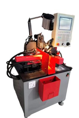 Máquina automática CNC para roscado de alambre helicoidal M4-M16, máquina para bobinado de resortes con manga de motor