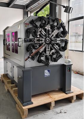 Primavera del CNC de la leva 4.0m m que hace los sistemas del azul del CE ISO9001 del motor de Sanyo del equipo