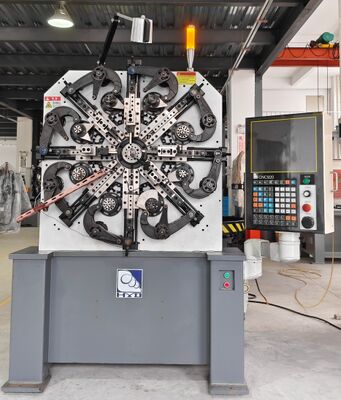 Primavera del CNC de la leva 4.0m m que hace los sistemas del azul del CE ISO9001 del motor de Sanyo del equipo