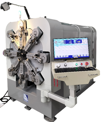 Máquina automática Camless de la primavera, máquina que arrolla de la primavera con doce hachas