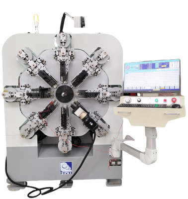 Máquina automática Camless de la primavera, máquina que arrolla de la primavera con doce hachas