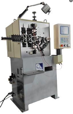 Máquina de bobinado de resortes de seis ejes, diámetro de alambre 0.5-2.0mm, equipo para bobinado de resortes
