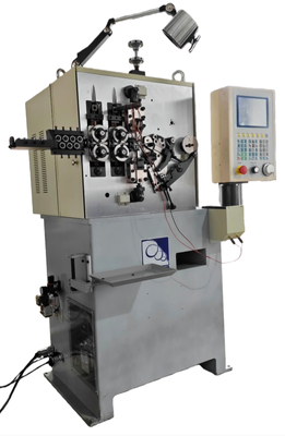 Máquina de bobinado de resortes de seis ejes, diámetro de alambre 0.5-2.0mm, equipo para bobinado de resortes