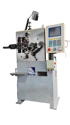 Máquina de bobinado de resortes de seis ejes, diámetro de alambre 0.5-2.0mm, equipo para bobinado de resortes