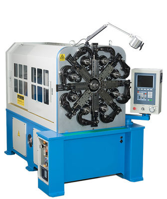 Primavera del CNC de la leva 4.0m m que hace los sistemas del azul del CE ISO9001 del motor de Sanyo del equipo