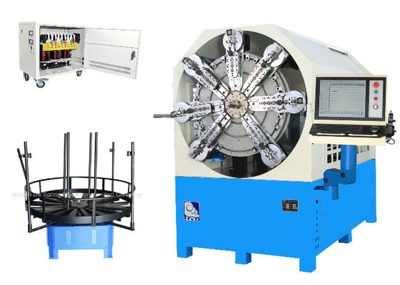 Máquina rotatoria de la fabricación de la primavera del CNC del alambre doce a catorce sistemas de las hachas