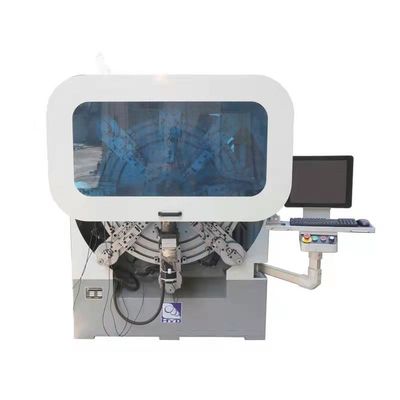 Máquina que arrolla de la primavera multifuncional del CNC con los sistemas de la bobina de la rotación del alambre