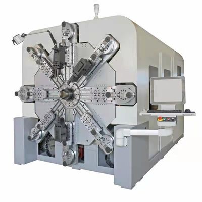 Máquina que arrolla de la primavera multifuncional del CNC con los sistemas de la bobina de la rotación del alambre