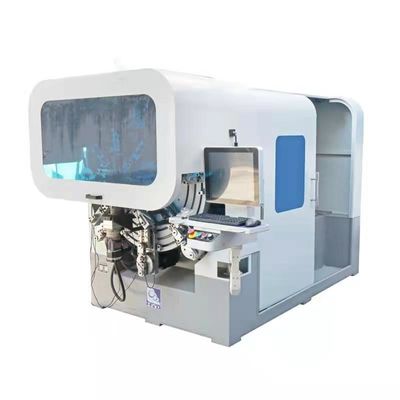 Máquina de moldeado de resorte de compresión sin camilla CNC 12 Ejes Sistema de control servo