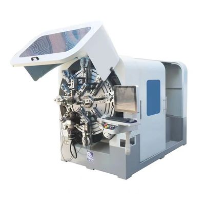 Máquina de resortes CNC de 4 mm de alambre rotativo sin cámara de 360 grados, formación rápida de bobinas