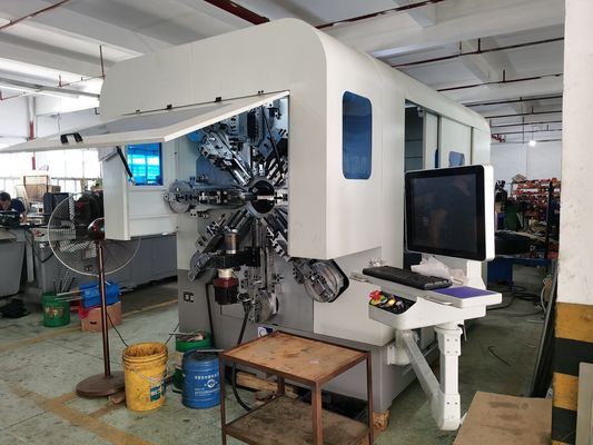Máquina de bobina de resorte de suspensión de automóviles 6.0mm Máquina de resorte CNC sin camilla