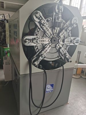Máquina de fabricación de resortes CNC de 12 ejes sin leva rotatoria de alambre Rock Free