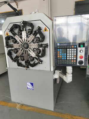 Máquina de moldeado de resorte rotativo de alambre de cámara de 4 mm con máquina de resorte CNC giratorio