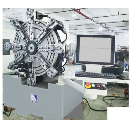 alambre del CNC de 2.5m m que forma la primavera de alambre de la máquina que hace la máquina con el alambre rotatoria