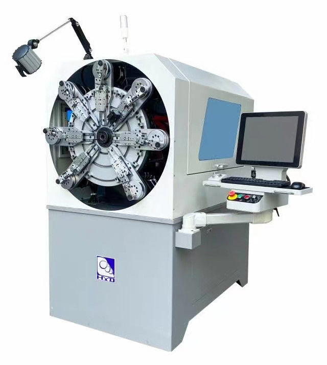 0.3-2.5 mm Máquina de resorte CNC de alta eficiencia, máquina de resorte de computadora multifunción