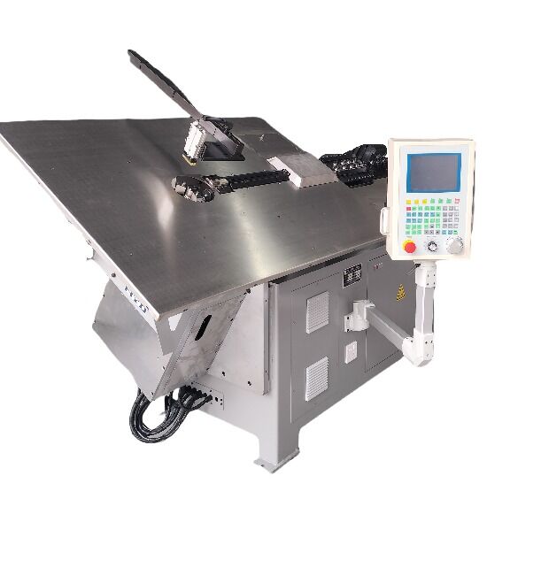 Máquina dobladora de alambre automática 2D de alta precisión de 2.5-10.0MM, cabezal giratorio de 4-5 ejes con motor para la industria automotriz