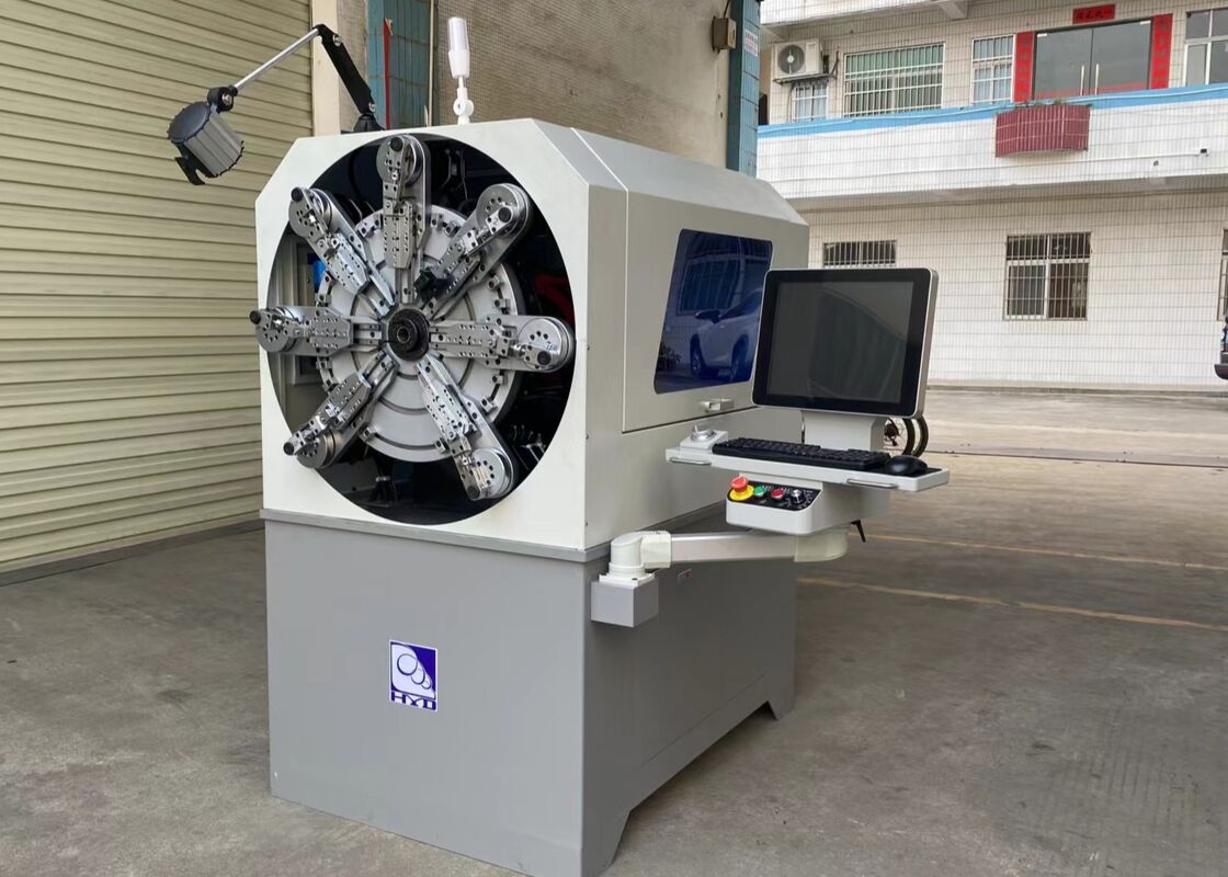 0.3-2.5 mm Máquina de resorte CNC de alta eficiencia, máquina de resorte de computadora multifunción