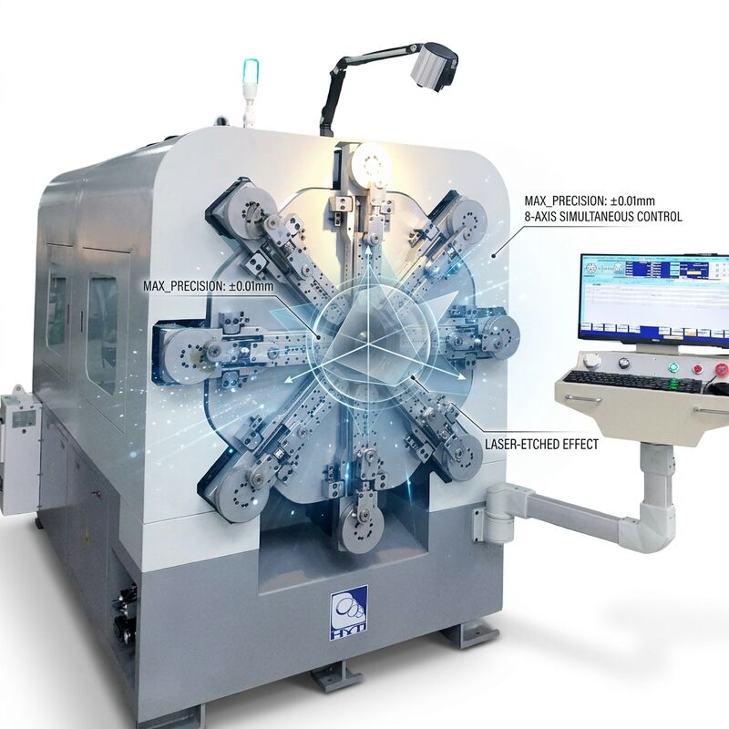 máquina de la primavera del CNC Camless de 380V 50Hz 27KW para los sistemas del acero de carbono de 1 - de 4m m