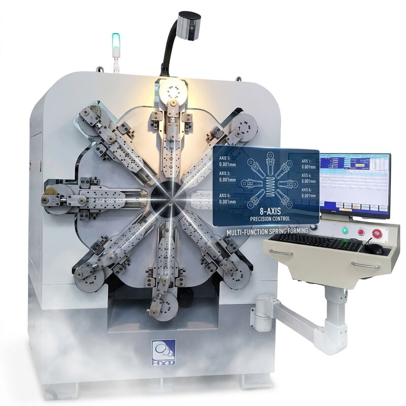 Doce sistemas giratorios del diámetro de alambre 2.5m m de la primavera de la máquina de la primavera del CNC de los ejes