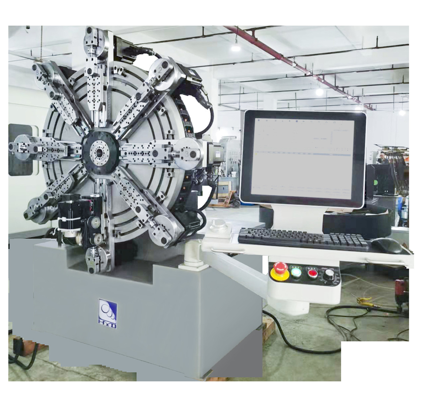 alambre del CNC de 2.5m m que forma la primavera de alambre de la máquina que hace la máquina con el alambre rotatoria