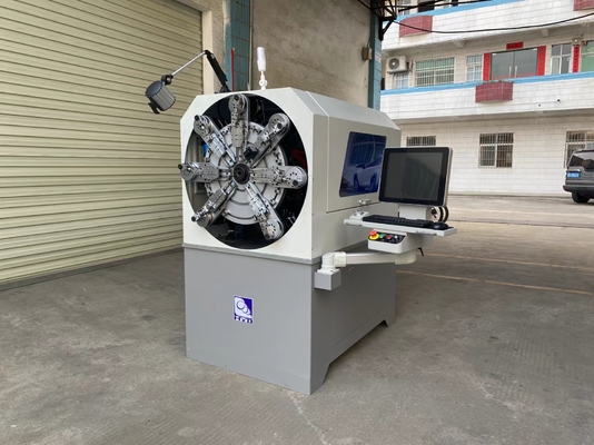0.3-2.5 mm Máquina de resorte CNC de alta eficiencia, máquina de resorte de computadora multifunción